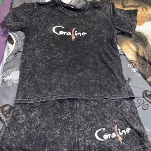 Woman’s coraline shirt and shorts set